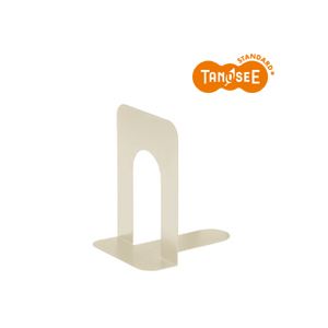 生活用品・インテリア・雑貨 (まとめ)TANOSEE ブックエンド T型 大 ライトグレー 20組