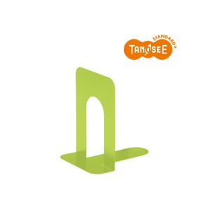 生活用品・インテリア・雑貨 (まとめ)TANOSEE ブックエンド T型 大 マスカットグリーン 20組
