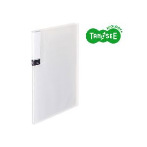 生活用品・インテリア・雑貨 (まとめ)TANOSEE クリアブック(透明表紙) A4タテ 12ポケット クリア 60冊