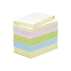 生活用品・インテリア・雑貨 (業務用30セット) ジョインテックス ふせん75X127mm混色100枚*10冊P515J-M-10 【×30セット】