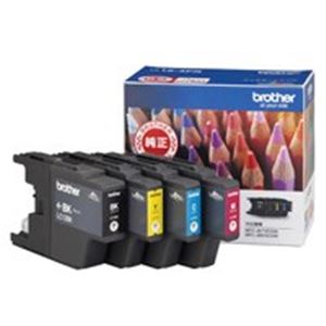 AV・デジモノ (業務用5セット) ブラザー工業(BROTHER) インクカートリッジ LC12-4PK 4色 【×5セット】