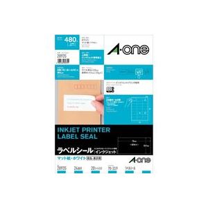 AV・デジモノ (業務用30セット) エーワン IJラベル 28935 A4/24面 20枚 【×30セット】