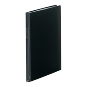 生活用品・インテリア・雑貨 (業務用50セット) LIHITLAB カードホルダーSEIHON A4104 A4S 16mm 黒 【×50セット】
