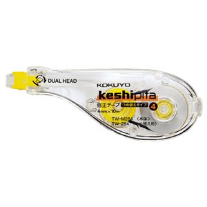生活用品・インテリア・雑貨 (まとめ) コクヨ 修正テープ(ケシピタ) 本体 4mm幅×10m 黄 TW-M284N 1個 【×20セット】