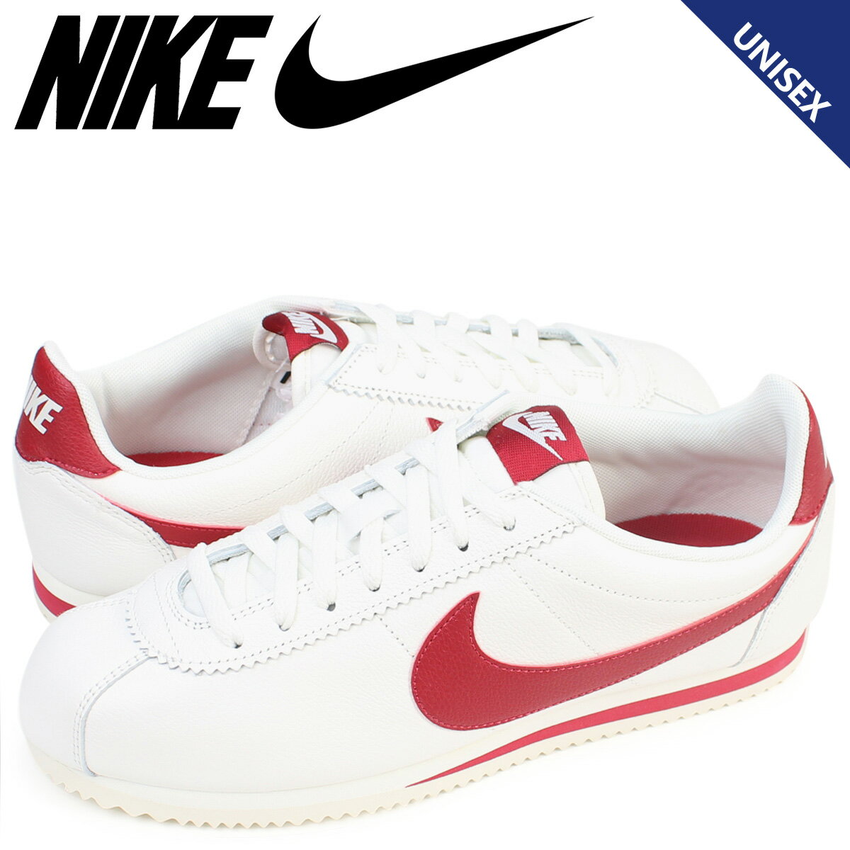 NIKE ナイキ コルテッツ スニーカー CLASSIC CORTEZ LEATHER SE 861535-103 メンズ レディース 靴 オフホワイト
