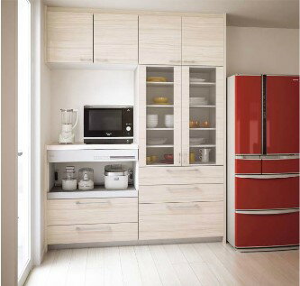 パナソニック ラクシーナ PLAN17 フラット対面プラン(ペニンシュラ)用 カップボード