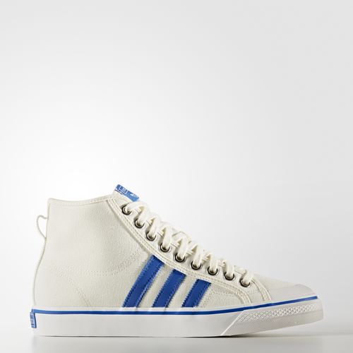 (取寄)アディダス オリジナルス メンズ ニッツァ ハイ シューズ adidas ORIGINALS Men's Nizza Hi Shoes Off White / Blue / Vintage White