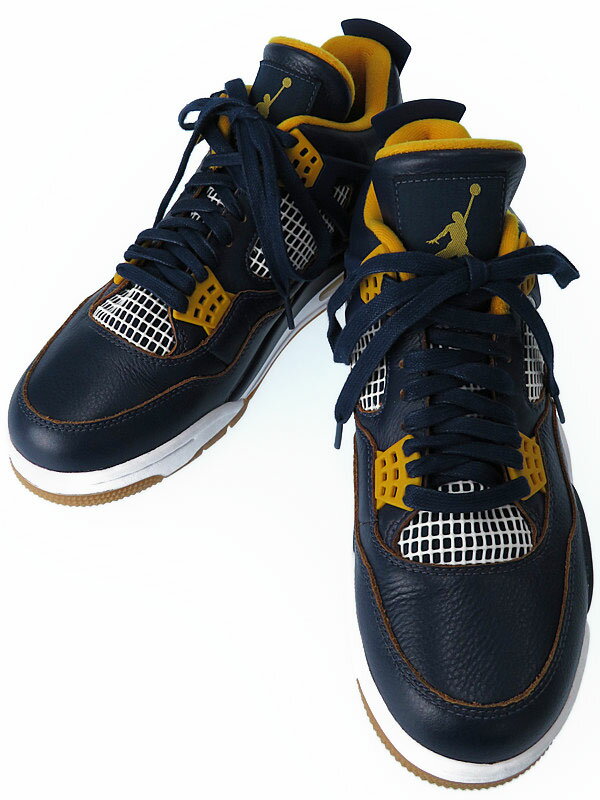 【NIKE】【AIR JORDAN 4 RETRO】ナイキ『ナイキ エアジョーダン 4 レトロ size26cm』308497-425 メンズ バスケットボールシューズ 1週間保証【中古】b02b/h15S