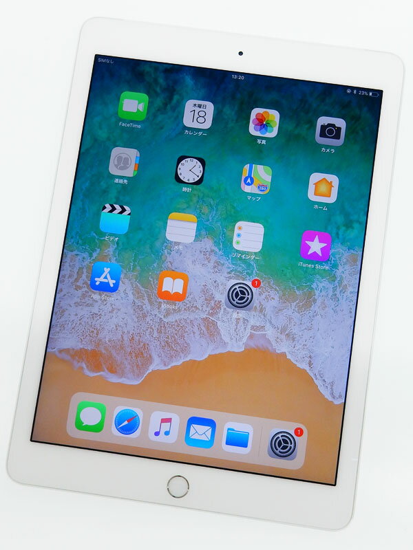 【Apple】アップル『iPad Air 2 Wi-Fi + Cellular 16GB SoftBank』MGH72J/A シルバー iOS11.2.1 9.7型 ○判定 タブレット【中古】b06e/h18AB