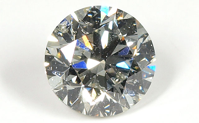 天然カメレオンダイヤモンド ルース(裸石) 1.005ct, Very Light Gray Green ベリー・ライト・グレイ・グリーン, SI-2, ラウンド・ブリリアント・カット 【中央宝石研究所ソーティング袋付】【 送料無料 】【1ctUP】【round100】