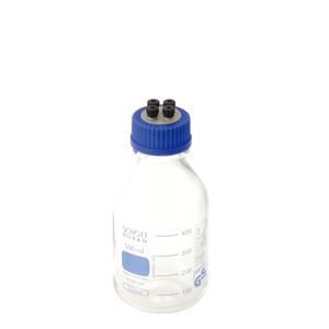 その他 【柴田科学】HPLCねじ口びん 4ポートキャップ付 500mL【2個】 017270-500A ds-1750639