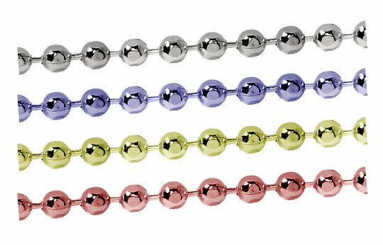 シルバーチェーン カットボールチェーン 切売 サイズ(幅 約:3mm 長さ:10m) シルバー925 ロジウムコーティング