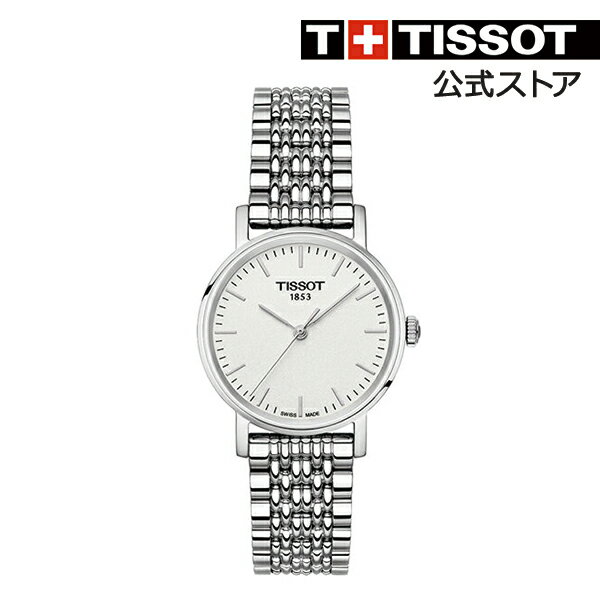 【公式】【レディース】TISSOT エブリタイム クォーツ シルバー文字盤 ブレスレット【ティソ 時計 腕時計 うでとけい レディース 女性 3気圧防水 シンプル ウォッチ レディースウォッチ ドレスウォッチ 華奢 プレゼント ブランド腕時計 シルバー ステンレスベルト】