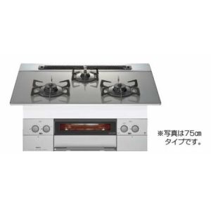 【N3WN8PWAS6SVE】 《TKF》 ノーリツ ビルトインコンロ piatto ピアット 60cmタイプ シルバーグレイガラストップ ωα0