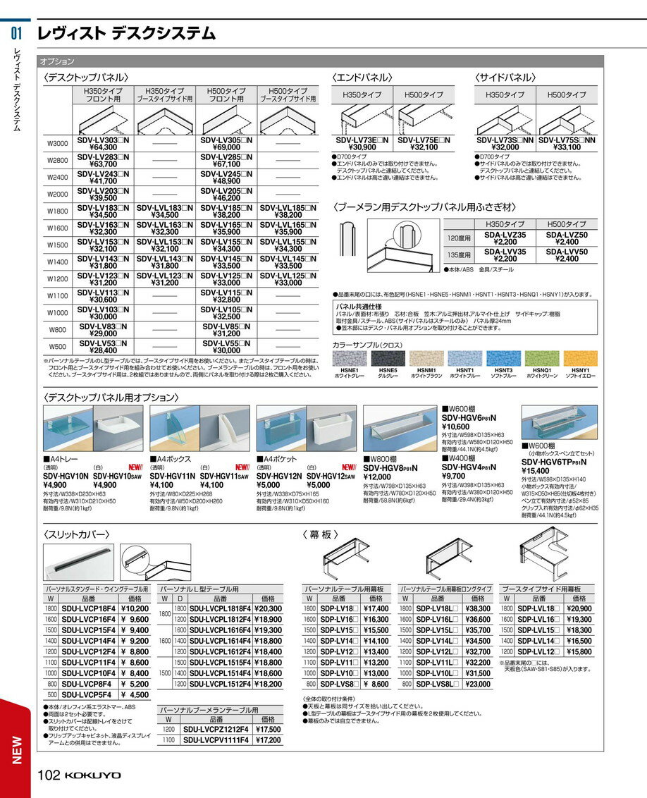 ★ポイント最大8倍★【全国配送可】-コクヨ(KOKUYO)デスク レヴィスト トップパネル(SDV-LV203HSNM1N)-【代引き不可商品】【コクヨ家具】