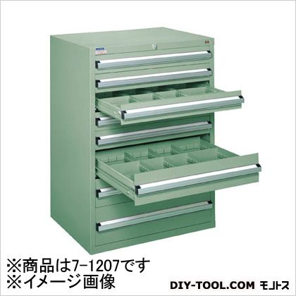大阪製罐 中量キャビネット7型 最大積載量1200kg 引出し3×6段 71207