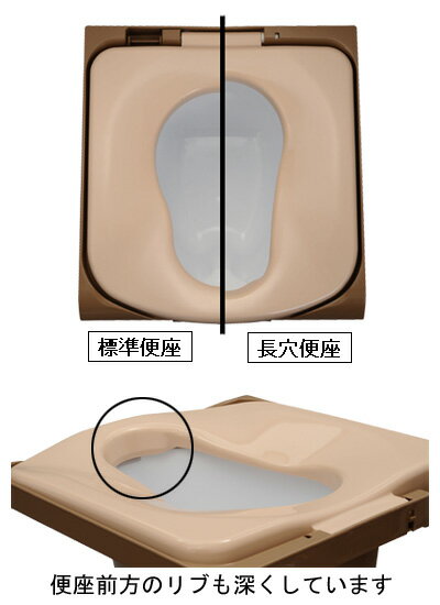 カラー豊富 家具調トイレ 座楽アウポット ひじ掛けはね上げ / PN-L 21406 長穴プラスチック便座タイプ 1台