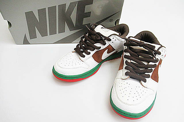 ナイキ エスビー NIKE SB DUNK LOW PRO SB CALIFORNIAダンク ロウ カリフォルニア スニーカー25.5cm 304292-211白ホワイト ブランド古着ベクトル 中古▲171030 0100 メンズ