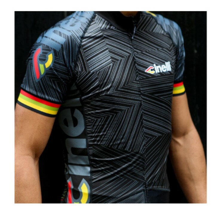 (SALE)(送料無料) cinelli チネリ WEAR ウェア ITALO 79 AERO BLACK JERSEY
