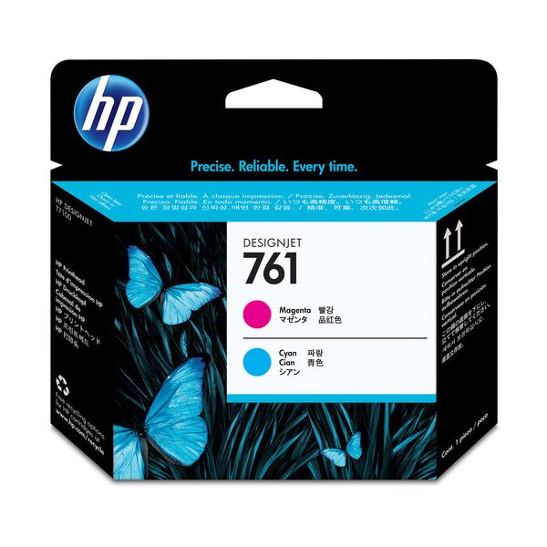 (まとめ) HP761 プリントヘッド マゼンタ/シアン CH646A 1個 【×3セット】 送料無料!
