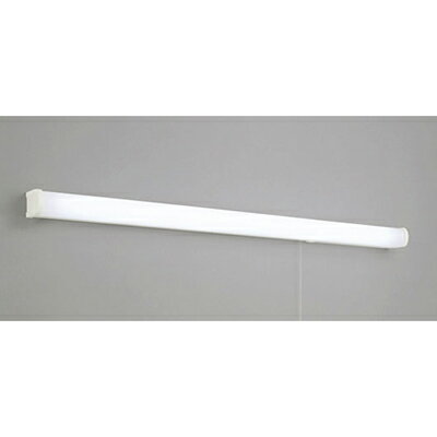 ◎ODELIC LEDキッチンライト 手元灯 FL40W相当 昼白色 消費電力16W 壁面取付専用 100V用 スイッチ付き コンセント付 OB255104