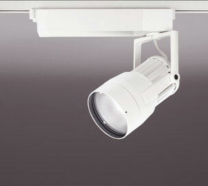 ◎ODELIC LEDスポットライト 高彩色タイプ 配線ダクトレール用 CDM-T70W相当 オフホワイト スプレッド 43VA 温白色 3500K 調光非対応 XS411157H