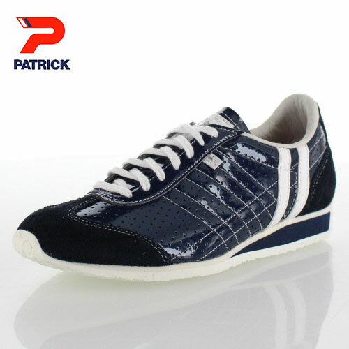 PATRICK パトリック IRIS-PU NVY アイリスパンチング ネイビー NV05-28362 メンズ レディース スニーカー 日本製 ネイビー