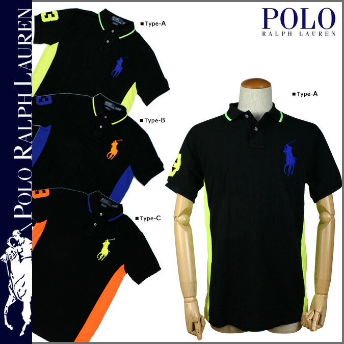 POLO by RALPH LAUREN ポロ ラルフローレン ポロシャツ 3カラー 0465431 Custom Pieced Brights Big Pony コットン メンズ