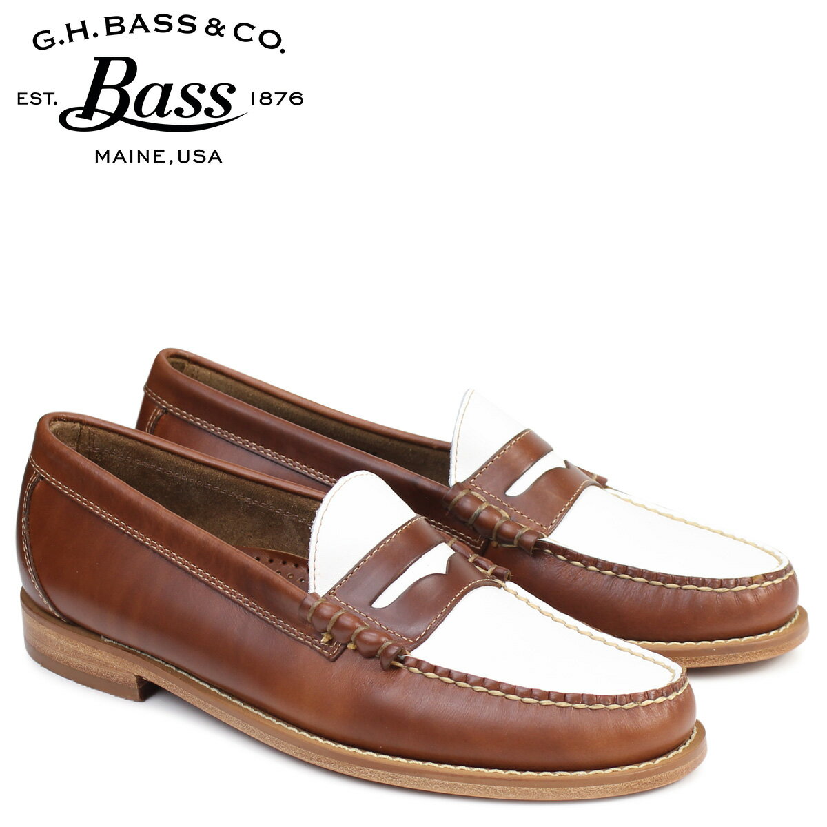 G.H. BASS ローファー ジーエイチバス メンズ ペニー LARSON WEEJUNS 70-79032 靴 ブラウン