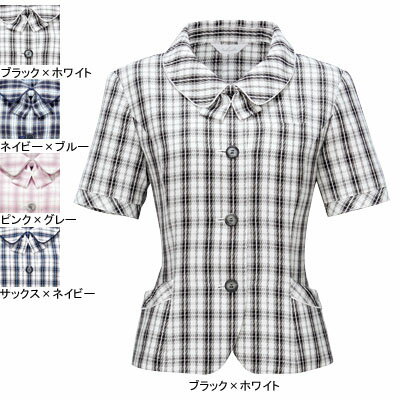 事務服・制服・オフィスウェア ピエ L5700-01 オーバーブラウス 17号~19号