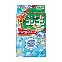 金鳥 タンスにゴンゴンアロマ 引き出し用 24個入 ライムソープの香り×40個セット Kincho Tansuni Gongon Aroma 4987115842403