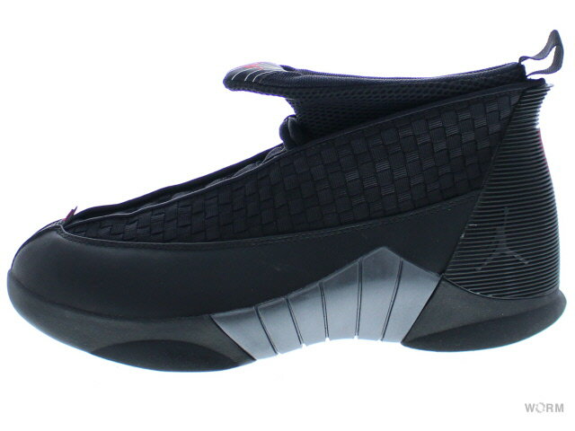 【US8】AIR JORDAN 15 RETRO 881429-001 black/varsity red-anthracite エアジョーダン 未使用品【中古】
