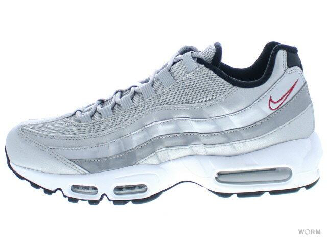 【US9.5】NIKE AIR MAX 95 PREMIUM QS 918359-001 metallic silver/varsity red エアマックス 未使用品【中古】