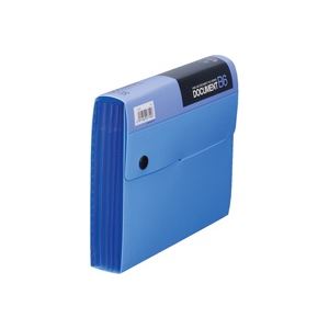 【送料無料】(業務用50セット) キングジム ドキュメントファイル 2240 B6 31mm 青 (カテゴリー:生活用品>インテリア>雑貨>文具>オフィス用品>ファイル>バインダー>クリアケース>クリアファイル )
