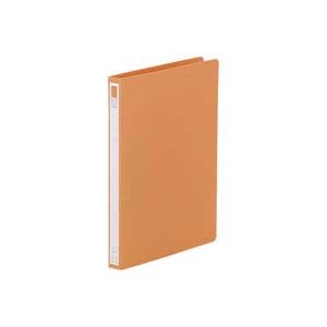 【送料無料】(業務用100セット) LIHITLAB リング式ファイル 【A4/2穴】 タテ型 背幅:27mm F-867-3 橙 (カテゴリー:生活用品>インテリア>雑貨>文具>オフィス用品>ファイル>バインダー>クリアケース>クリアファイル )