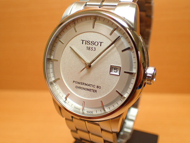 ティソ 腕時計 TISSOT Luxury Automatic (ラグジュアリーオートマチック) COSC クロノメーター認定モデル POWERMATIC80 パワーマティック80 T0864081103100 メンズ 正規輸入品 分割払いもOKです