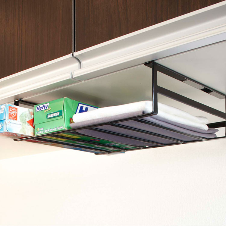 【山崎実業】 tower 戸棚下収納ラックタワー L 【台所 キッチン 収納 タワーシリーズ】