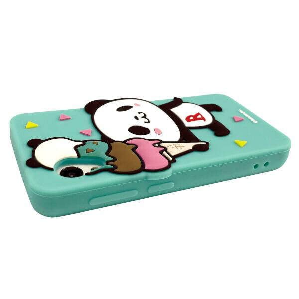 Rakuten Mini お買いものパンダ シリコンケース グリーン
