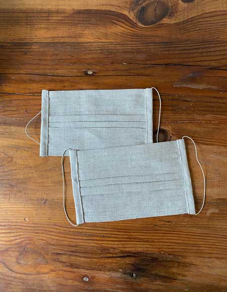 fog linen work LHE389 リネンマスク *ナチュラル*