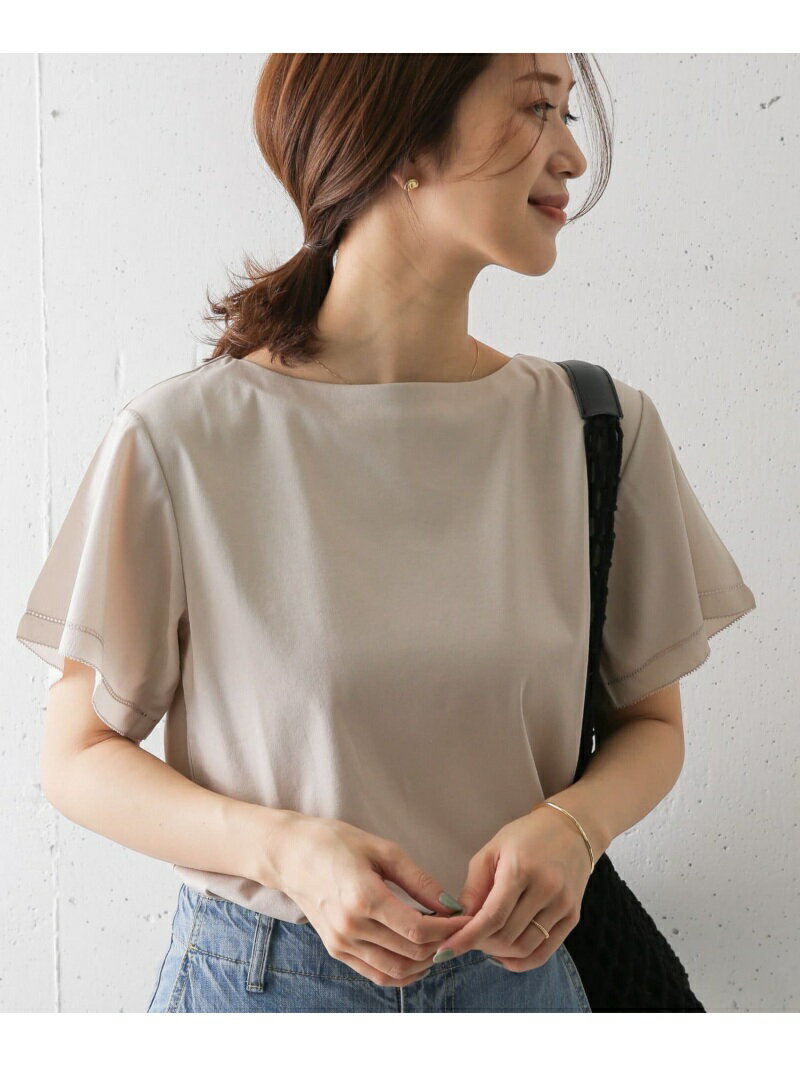 [Rakuten Fashion]【SALE／20%OFF】フレアスリーブプルオーバー DOORS アーバンリサーチドアーズ カットソー Tシャツ グレー ベージュ ブラック【RBA_E】【送料無料】