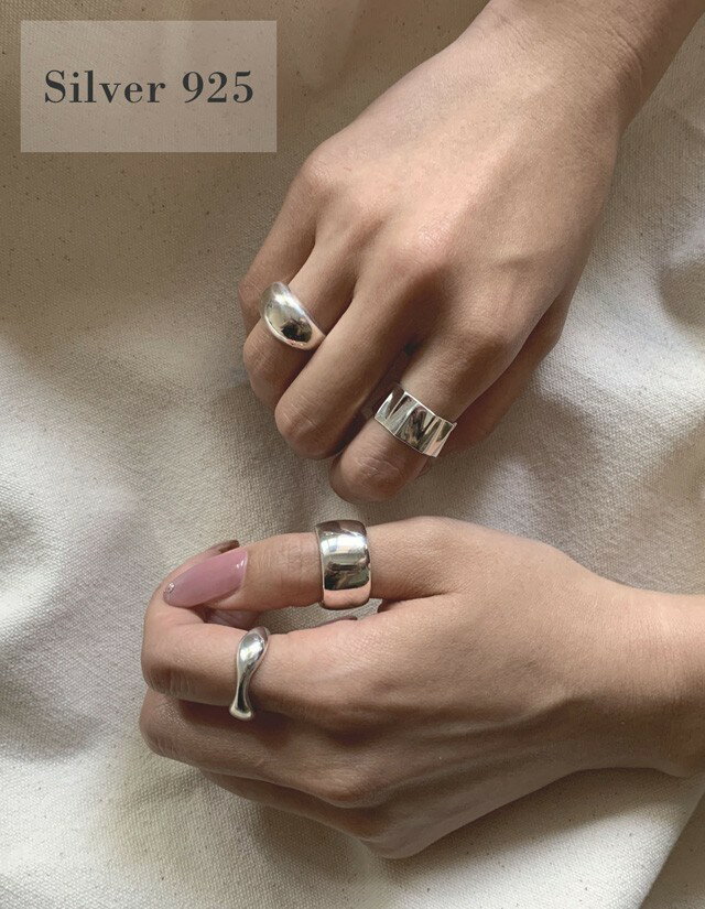 ウェーブラインが美しいシルバーリング11号/13号サイズ シルバー925ウェーブニュアンスリング レディース/指輪 リング アクセサリー 11号 13号 ユニセックス シルバー925[2019夏新作]【返品交換不可】