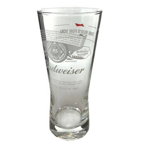 【グラス】バドワイザービアグラス (300ml) ■ ビール グラス budweiser 父の日 コップ 【あす楽対応】