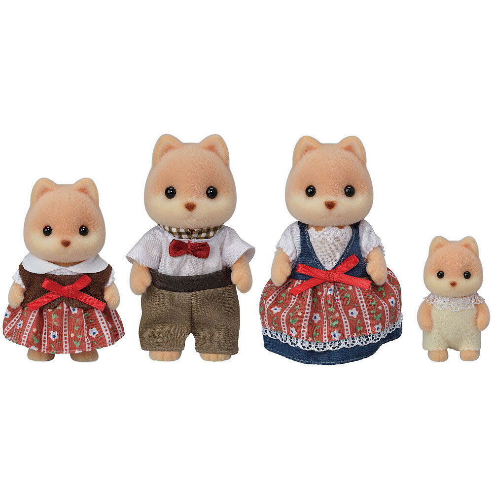 シルバニアファミリー　キャラメルイヌファミリー
