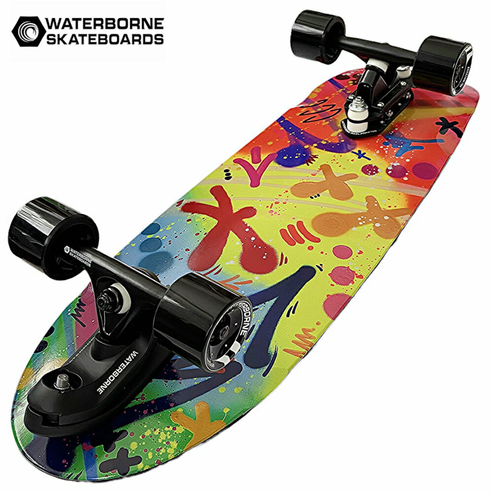 サーフスケート ウォーターボーンコンプリート　長さ32インチ幅10.5ワイドボディ　タウルス アーティストシリーズ Flow Glide　TAURUS Widebody Bamboo　完成品　日本初上陸のアーティストコラボシリーズ サーフスケート ロンスケ