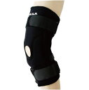 ウォータースポーツ専用 W.S.P. GR9 BLACK（ブラック） 有穴ウェット素材の膝サポーター 膝の両側にヒンジが入り、膝をサポート