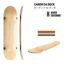 ロングスケートボードデッキ サーフスケートボードデッキ HEAVEN CARDIF 36インチデッキ ヘブンスケボーデッキ SK8 SKATEBOARD 組み立て カスタム フルカナディアンメープル カーディフ36インチ