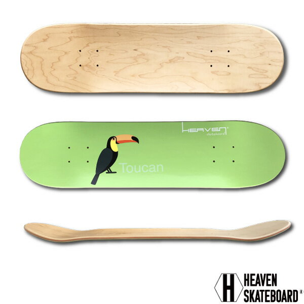 �������ȥܡ��ɥǥå� �إ֥�HEAVEN DESIGN DECK Bird Toucan 31��7.75�������Υǥå� ���顼����ɥǥå������ܡ� �������ȥܡ��� ���ʥǥ�����ᥤ�ץ�