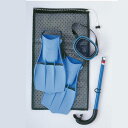 あす楽対応YD269 ゴーグル・シュノーケル・フィンの3点セットジュニア レディース メンズ コンパクトな3点セット!!Mサイズ 21〜26.5センチ対応