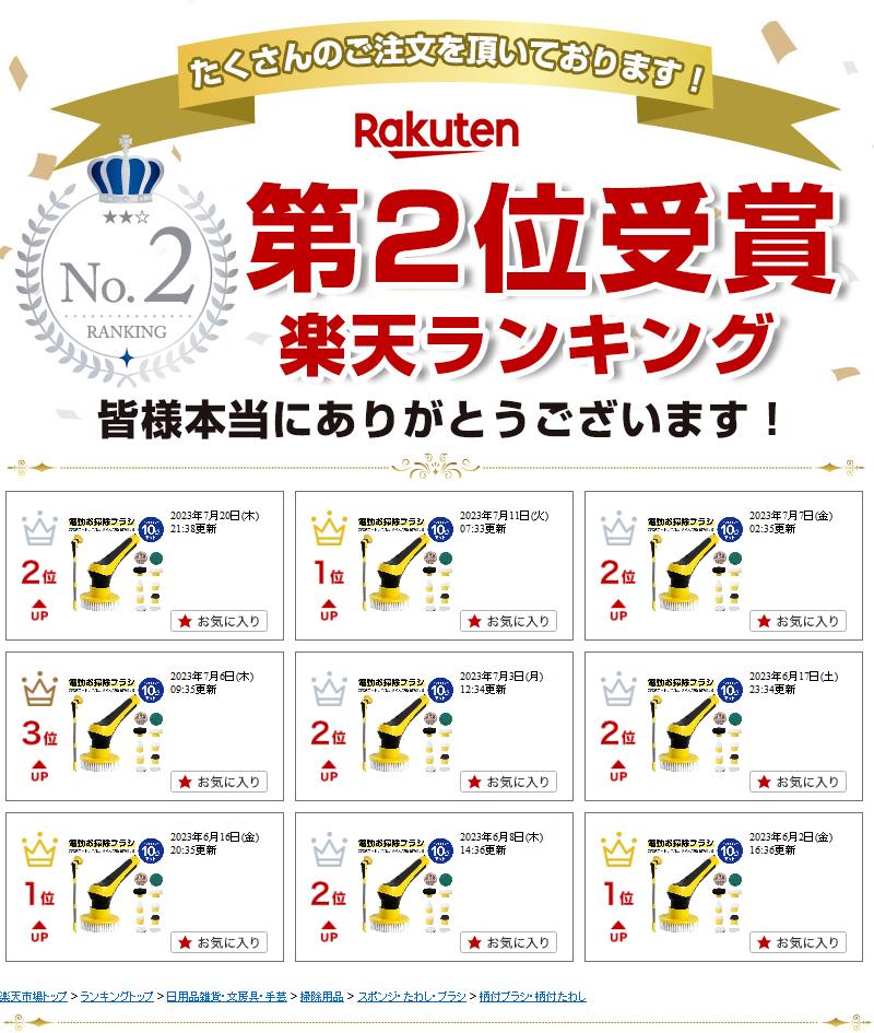 【楽天2位獲得】【高評価4.38点】電動ブラシ 電動お掃除ブラシ アタッチメント10点セット ポリッシャー 充電式 ハンドル伸縮可 バフ 研磨パッド スポンジパッド キッチン 台所 床 浴漕 お風呂 浴室 バルコニー 窓 掃除用ブラシ ガラスクリーニングブラシ 送料無料