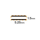 令和ゴム印C-1 訂正用二重線約1.5mm×約5.25mm